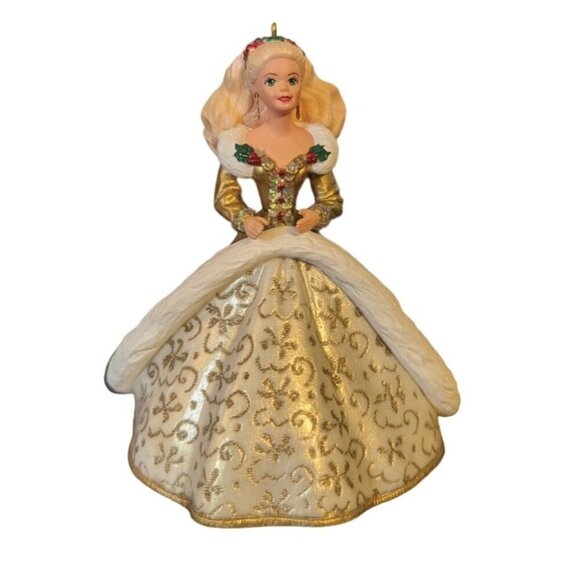 1994 Holiday Barbie Christmas Ornament NIB Hallmark Keepsake 2 in Series Mattel - Picture 2 of 11